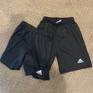 Adidas youth soccer shorts unisex YS 2 pairs